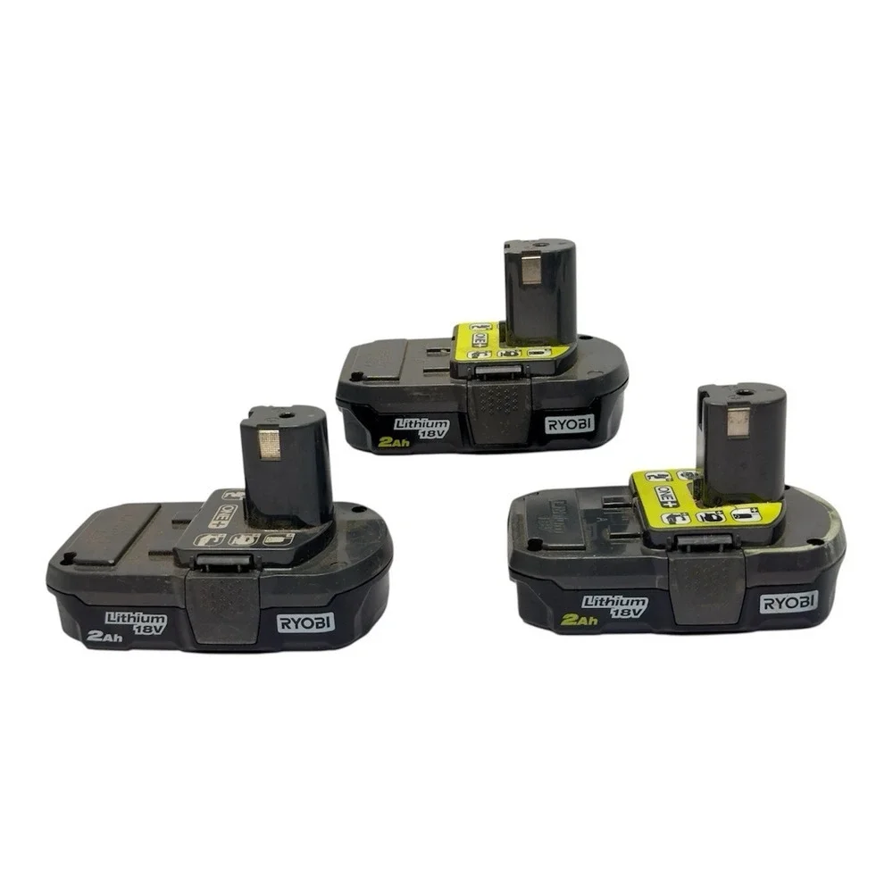 Ryobi 18volt Batteries P190 For Parts Not Working Lot Of 3